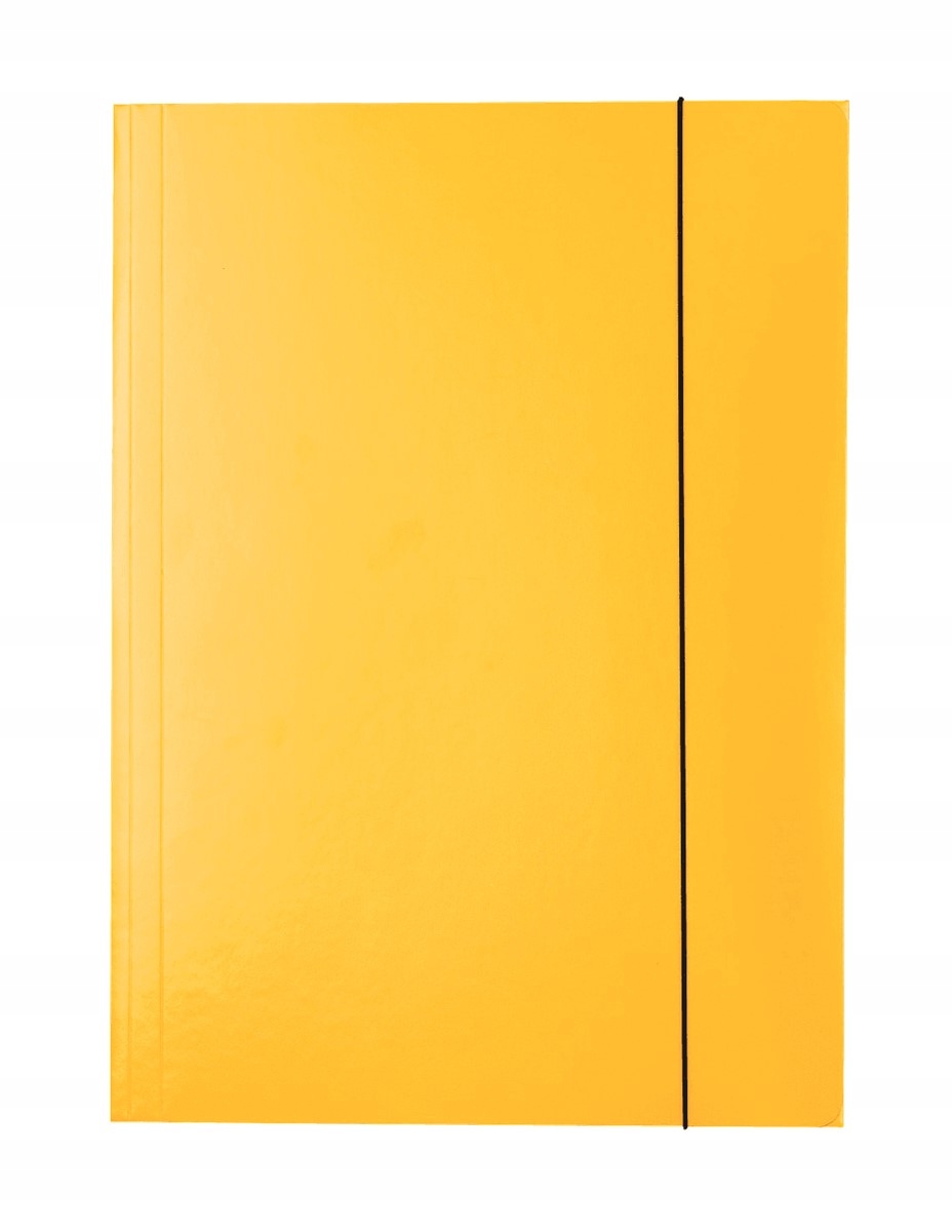 

Lakierowana Teczka Esselte A4 Z Gumką Żółta
