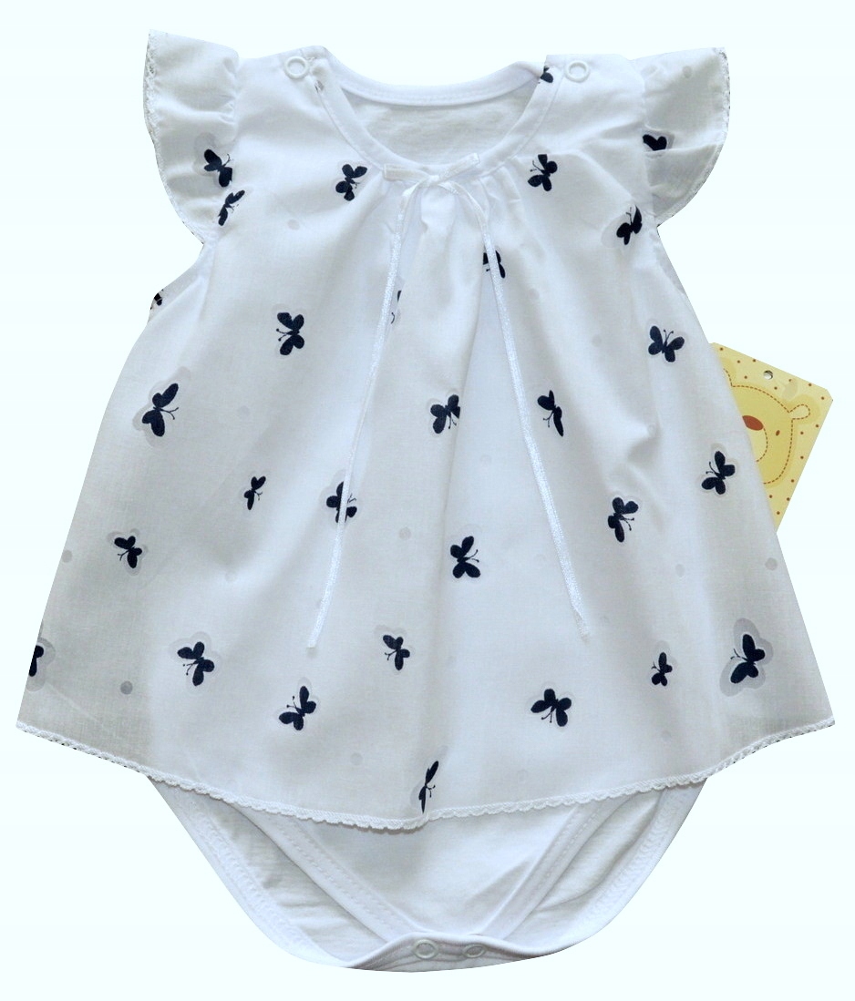 

Body sukienka bodosukienka chrzest roz. 86 cm Pl