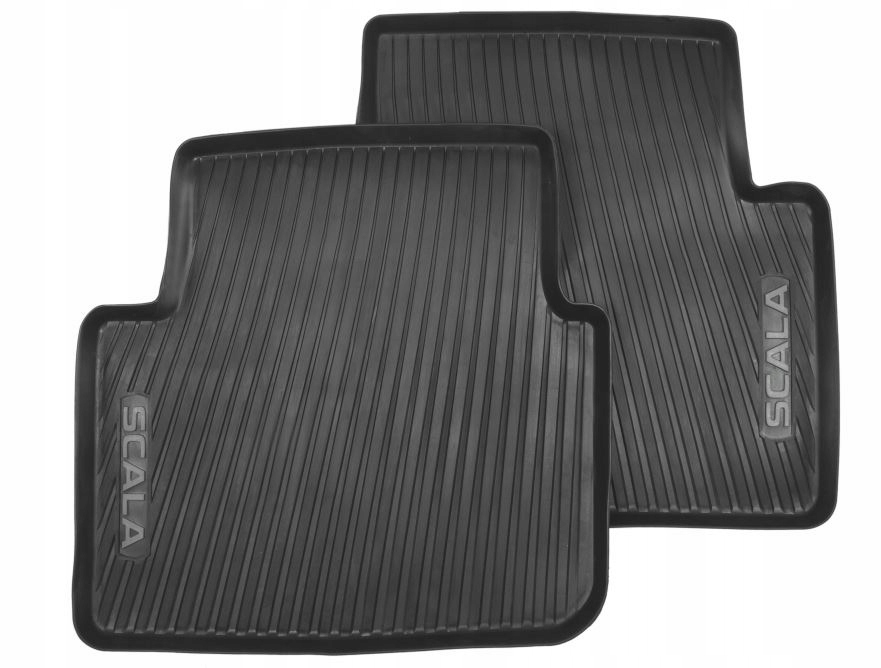 ORYGINALNE DYWANIKI GUMOWE TYŁ TYLNE SKODA SCALA