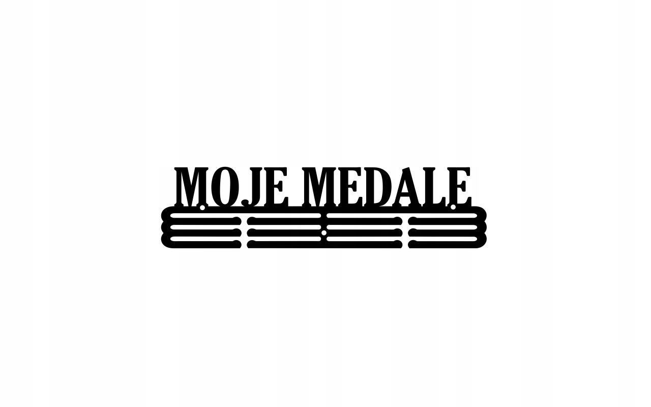 

Moje Medale #3 Czarny Wieszak na medale 40cm