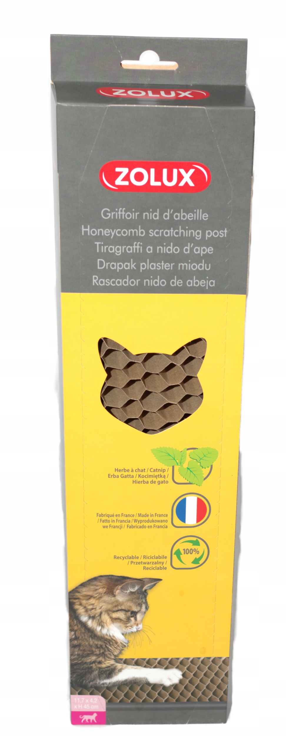 

Drapak Tekturowy Plaster Miodu z kocimiętką