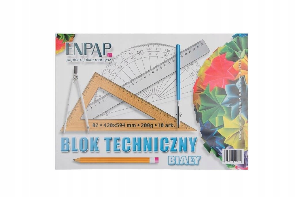 

Blok Techniczny Biały A2