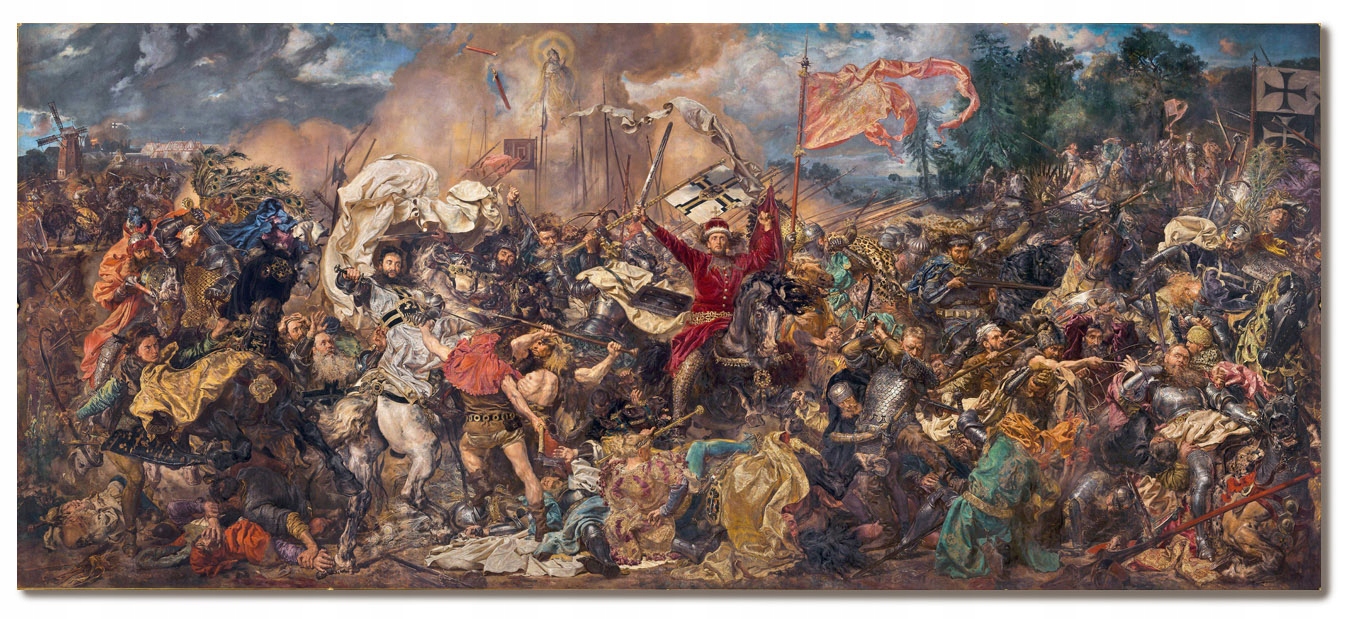 Obraz Na Plátně Bitva u Grunwaldu 30x70 akce