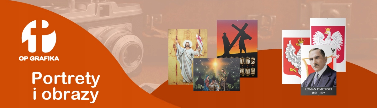 PORTRET ZDJĘCIE ROMAN DMOWSKI W ANTYRAMIE OBRAZ Szerokość produktu 21 cm