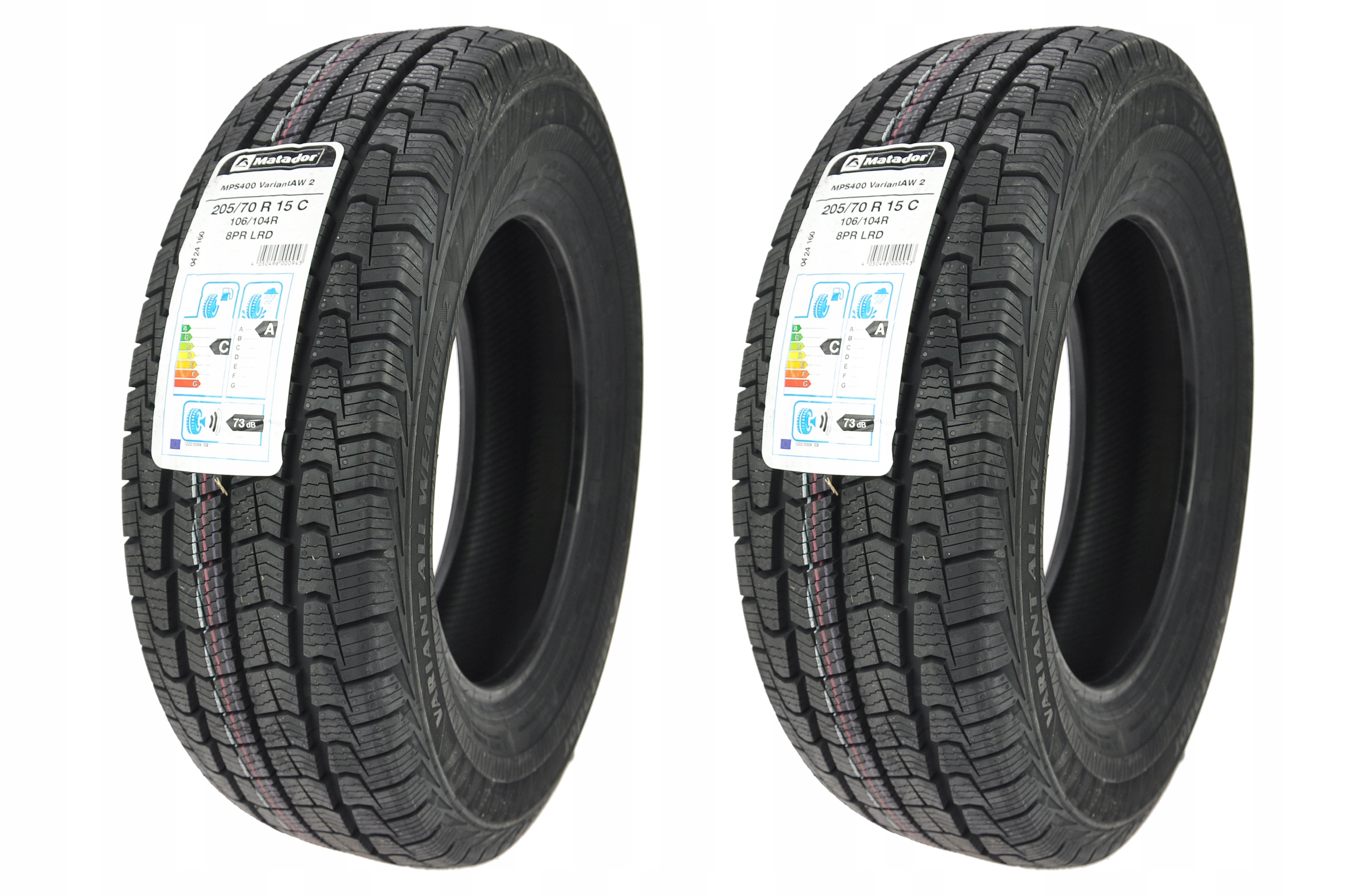 

2 x 205/70R15C 106/104R Matador Całoroczne
