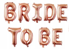 

Balony foliowe panieński Bride To Be rosegold 40cm