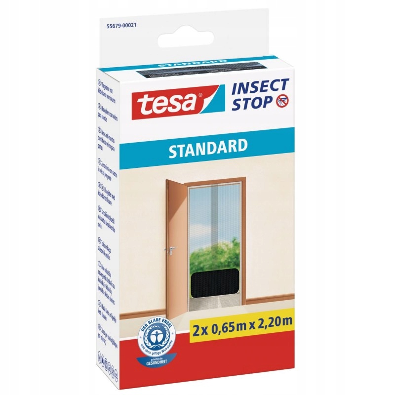 

Moskitiera drzwiowa tesa Standard 1,2x2,2m czarna