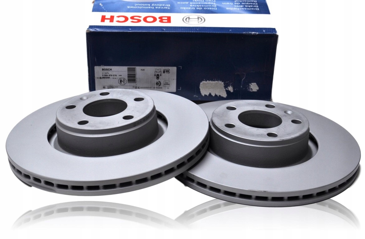 0 986 - BOSCH ТОРМОЗНЫЕ ДИСКИ 2 ШТ AUDI SEAT SKODA VW