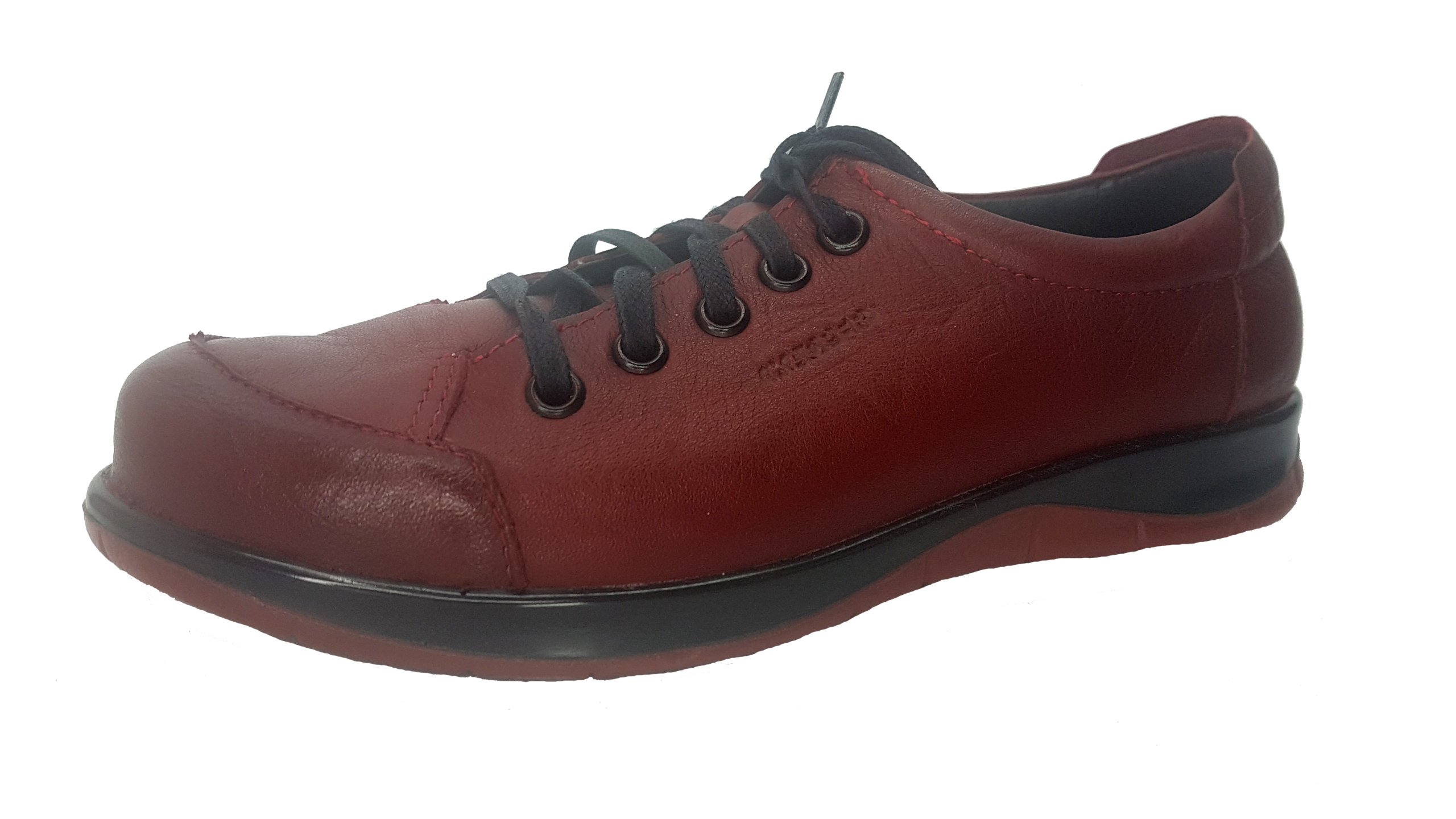 Kacper 2-3200 Polobotka Kůže Červená vel. 37