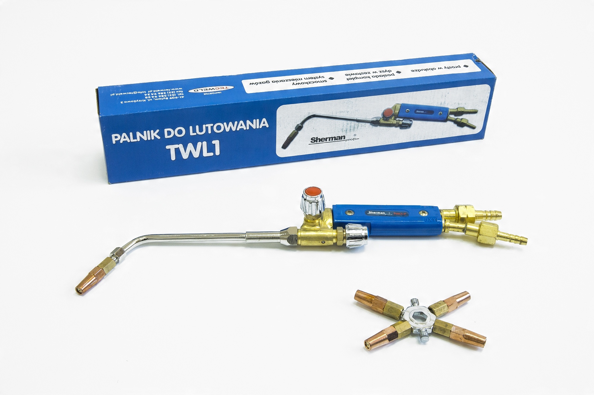 

Palnik do lutowania twardego Twl propan tlen