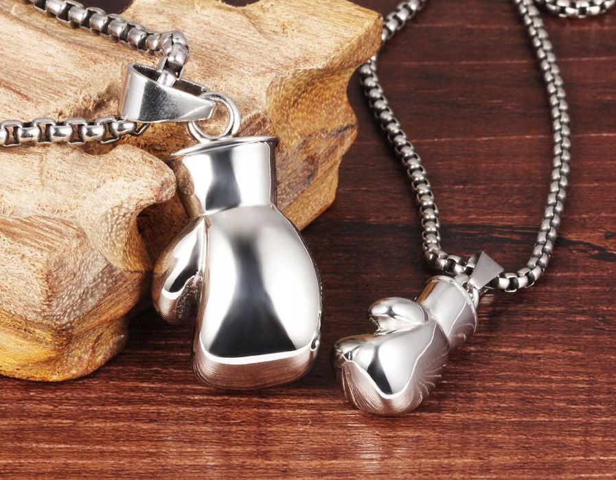 ZAWIESZKA RĘKAWICA BOKSERSKA ZŁOTA STAL 316L Materiał stal