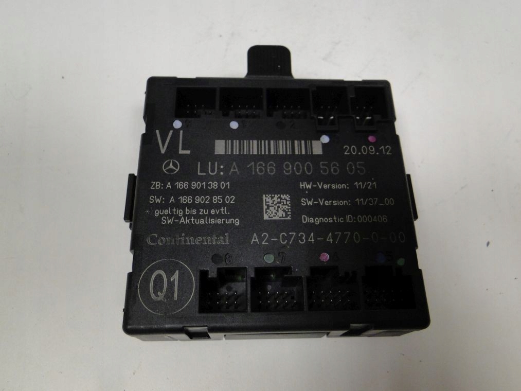 MERCEDES ML GL W166 W176 W246 MODUŁ A1669005605 Strona zabudowy przód - lewa