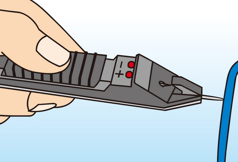 Próbnik tester napięcia LED 3-48V KING TONY 9DC23 Waga produktu z opakowaniem jednostkowym 0.052 kg