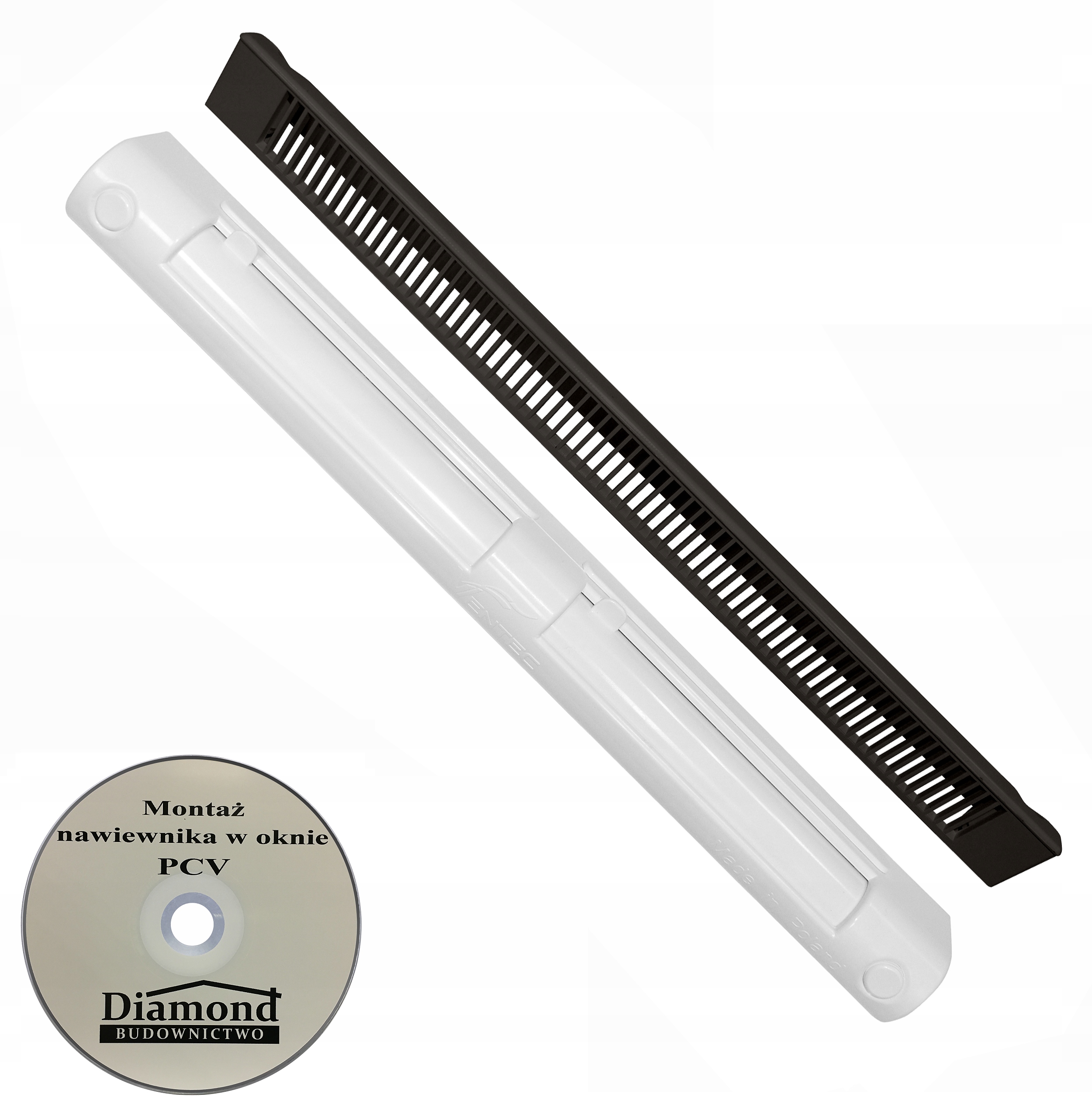 Nawiewnik VENTEC VT 601 ANTRACYT/BIAŁY