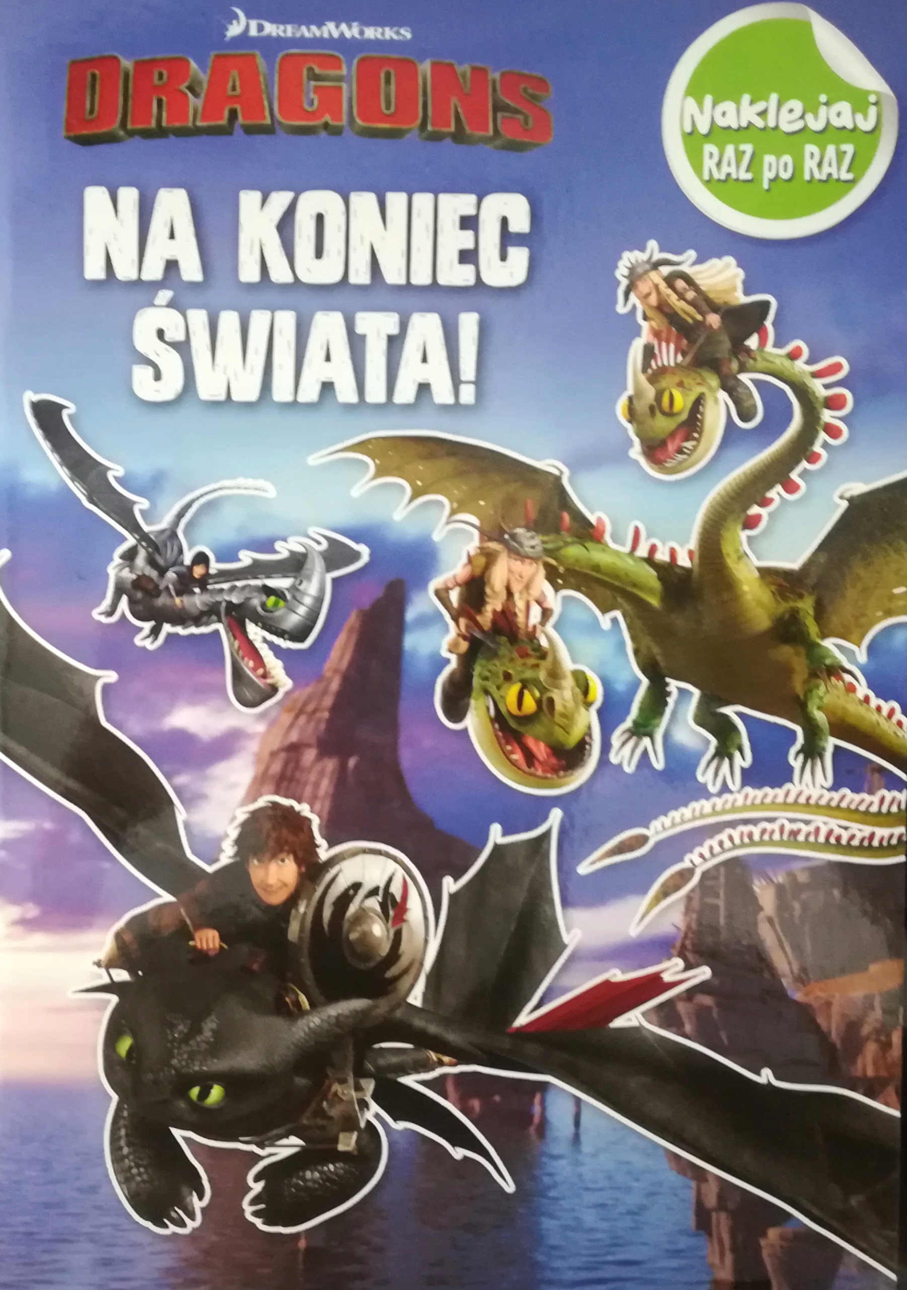 DRAGONS: NAKLEJKI WIELKOROTNE: CZ. 1 D-X