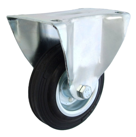 fi 125 KOŁO STAŁE METALOWO-GUMOWE 80 KG