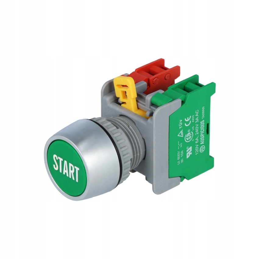 

Przycisk Sterowniczy Zielony Start fi22mm IP65