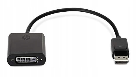 Adapter HP FH973AA DisplayPort DVI czarny