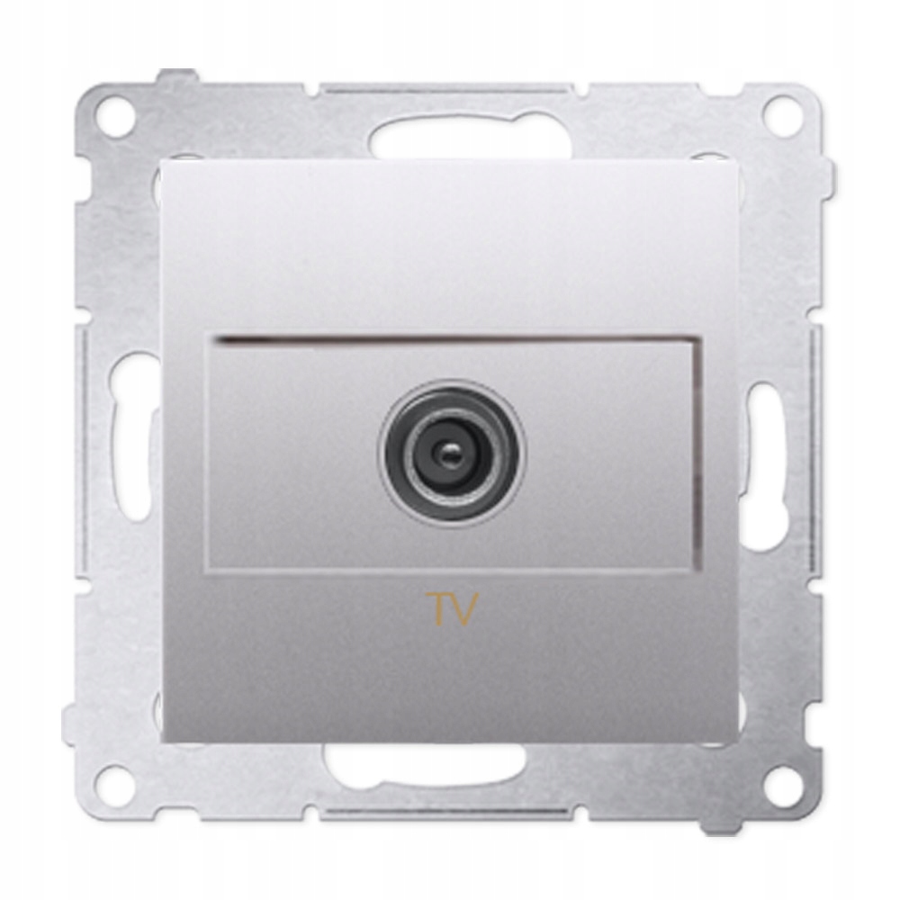 

Simon 54 Gniazdo Antenowe 1x Tv Naziemna srebrne