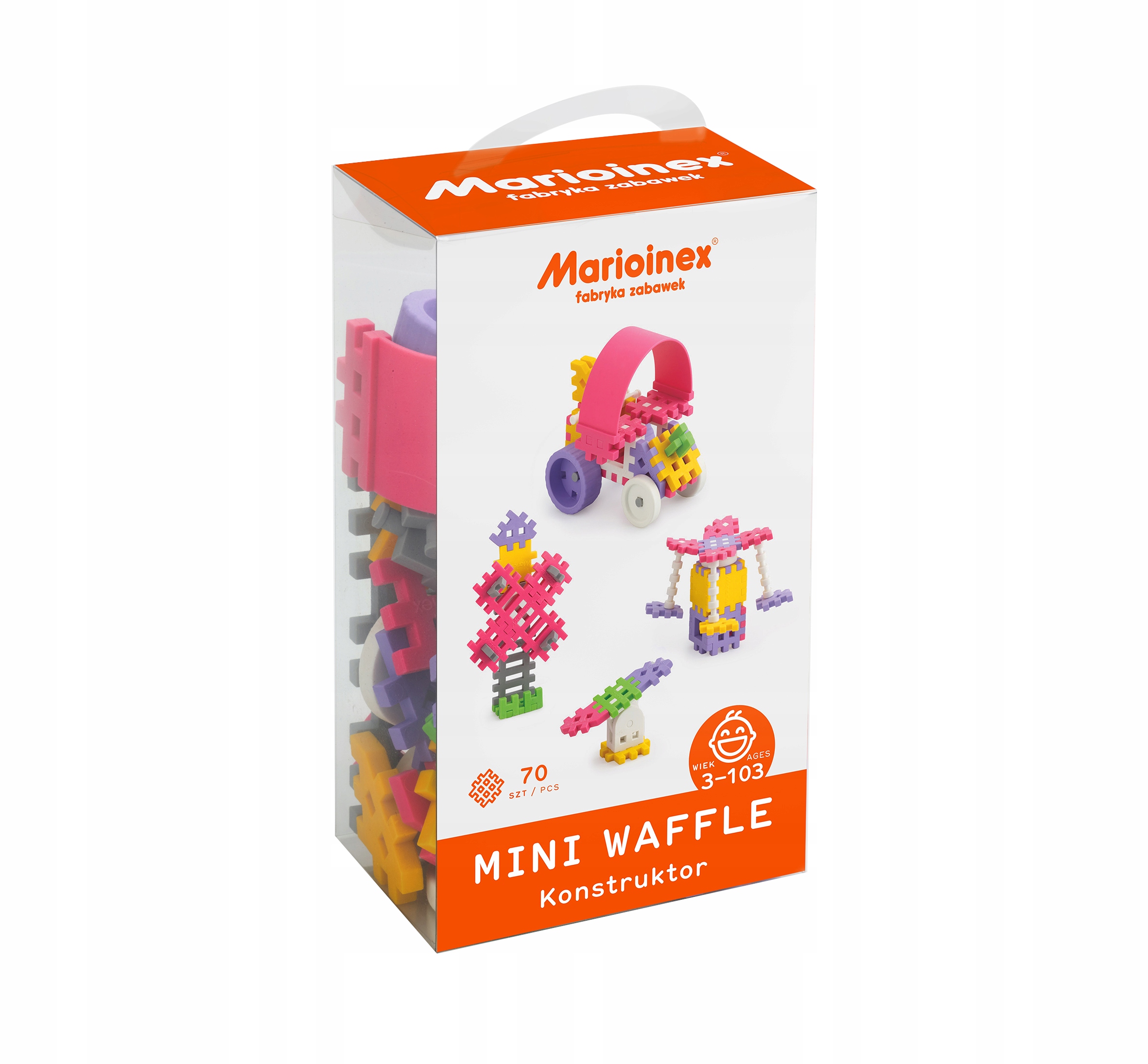 

Klocki Mini Wafle 70 Konstruktor Dziewczynki