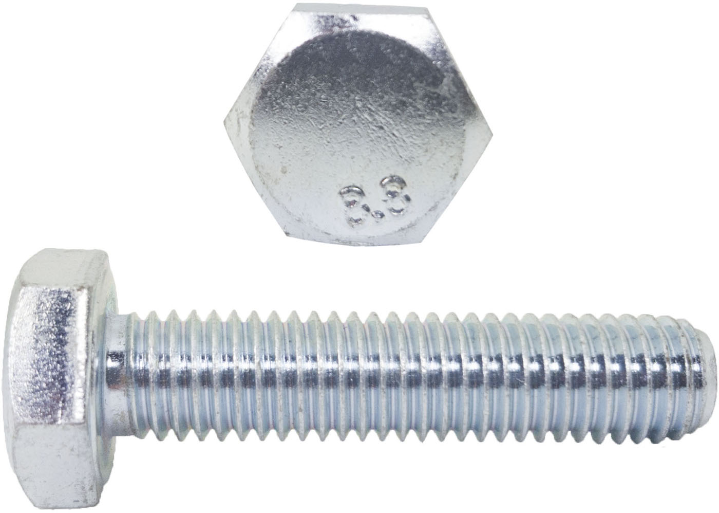 

M12x25 Śruby łeb 6-kątny 8.8 ocynk Din 933 5szt.