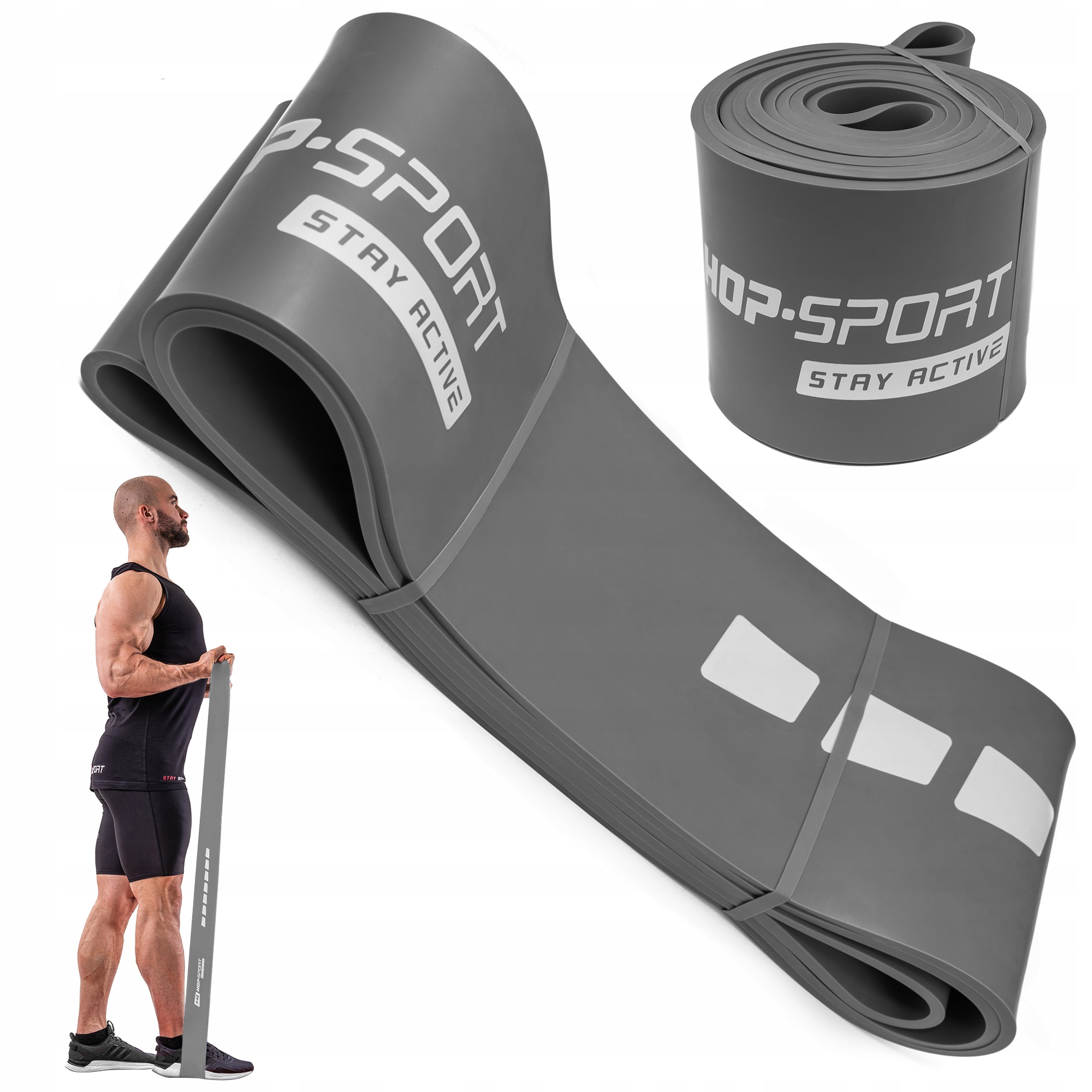 

Guma Taśma Power do Ćwiczeń Band 137kg Hop-Sport