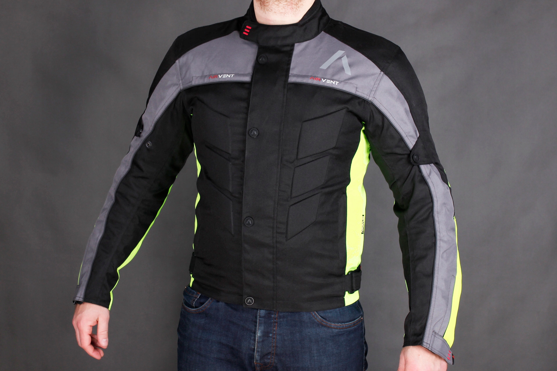 KURTKA MOTOCYKLOWA ADRENALINE PYRAMID ŻÓŁTA FLU XL Model PYRAMID 2.0