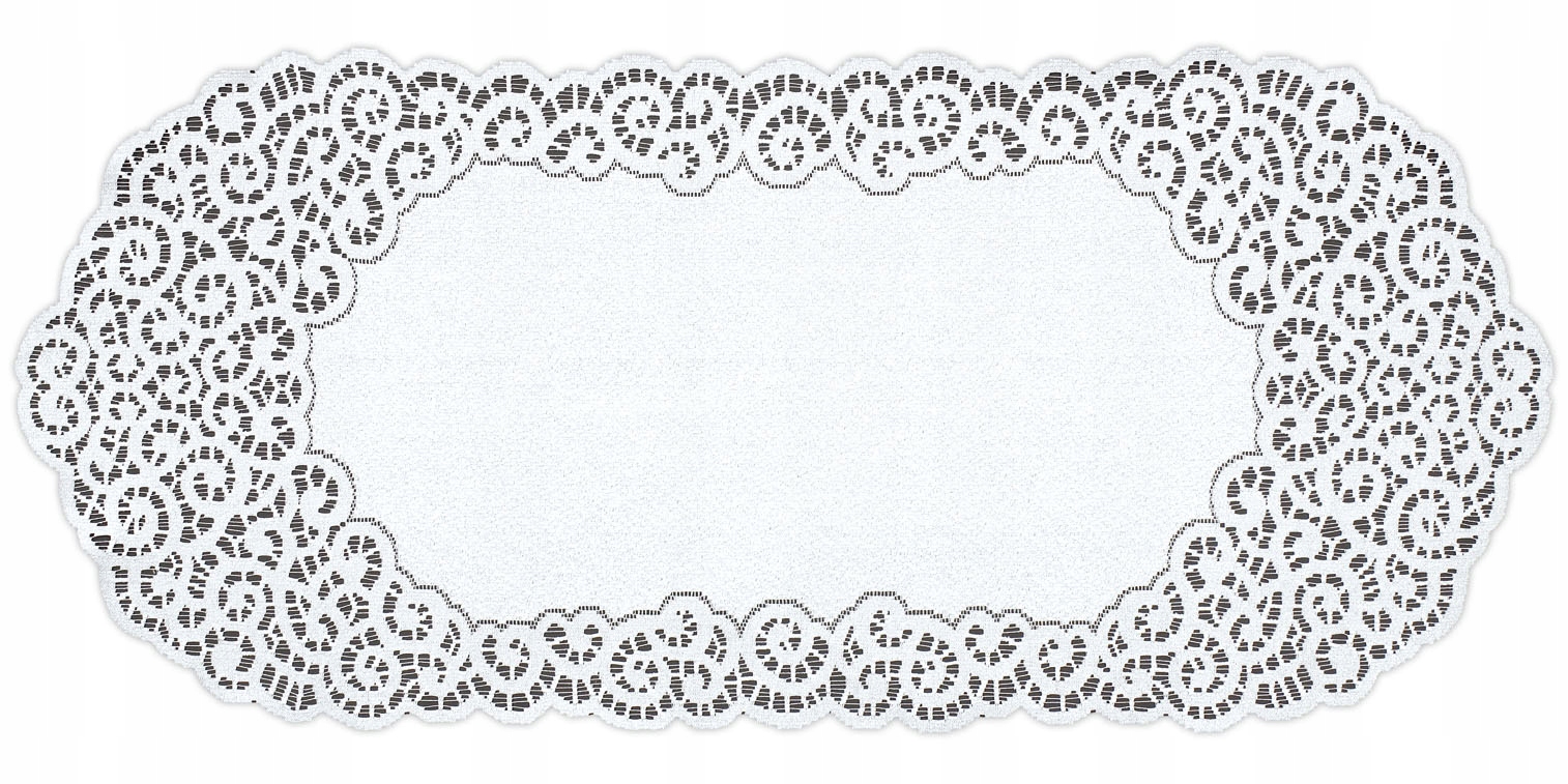 

Bieżnik Biały Żakardowy 50x115 cm 238231/50y