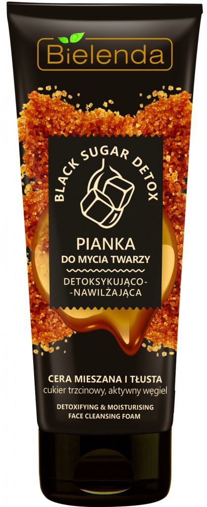 

Bielenda Black Sugar Detox pianka do mycia twarzy