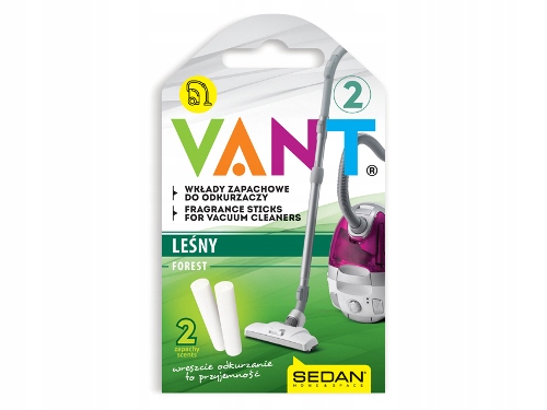 2 SZTUKI ZAPACHY DO ODKURZACZA LEŚNY PAŁECZKI