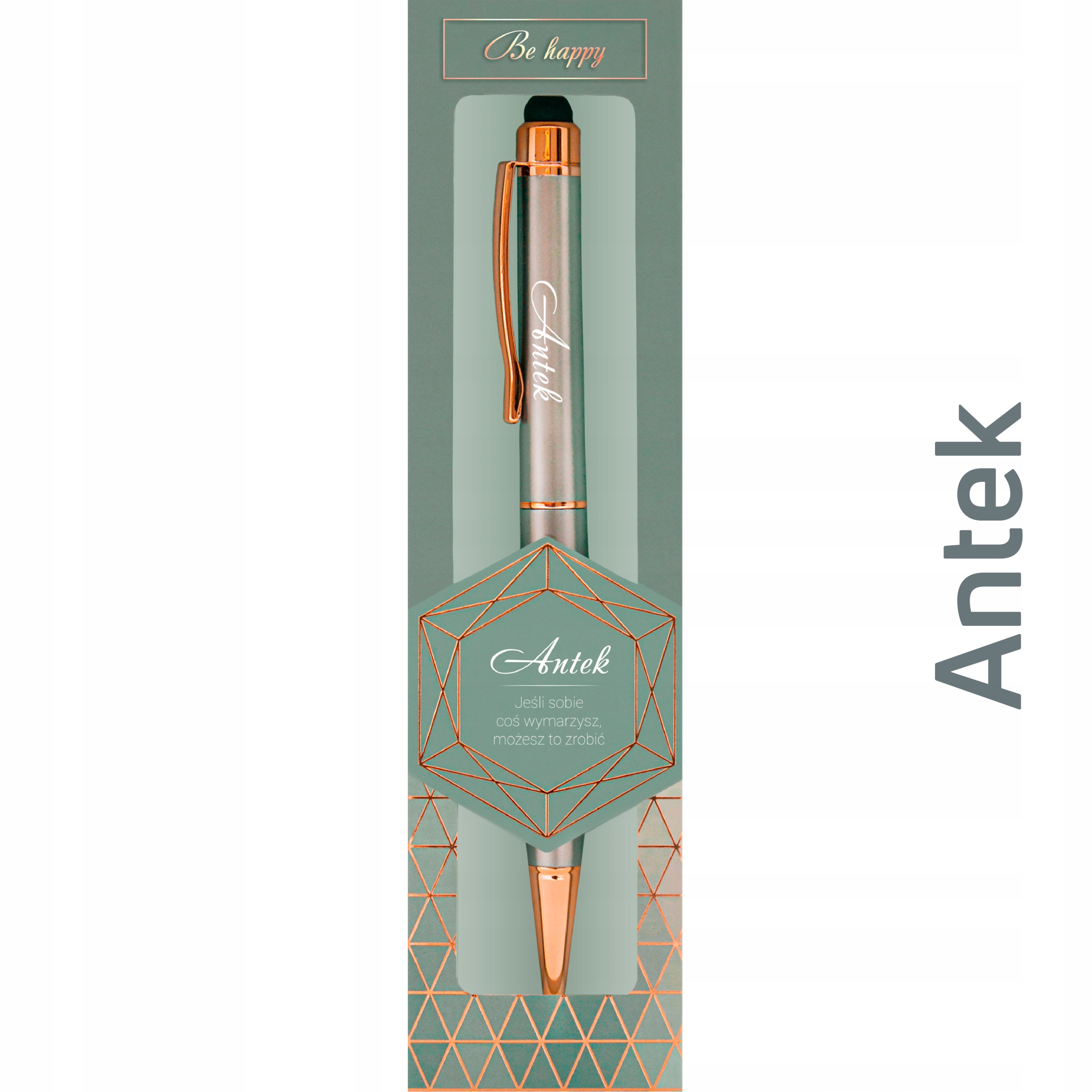 

Długopis z kryształkami touch pen Antek