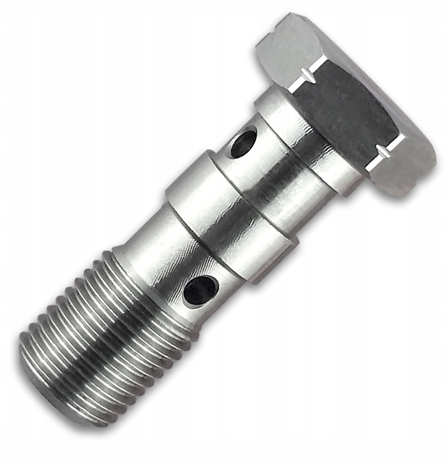 

Śruba drożna do oczek podwójna M10x1,25 Inox