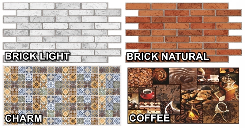 PANELE ŚCIENNE 3D Z PCV PRÓBKI, PRÓBKA WZORNIK Marka Eurodeco