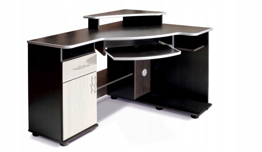 Pojemne Biurko narożne ROT/ półki, szuflady Wybór Kod producenta SK B