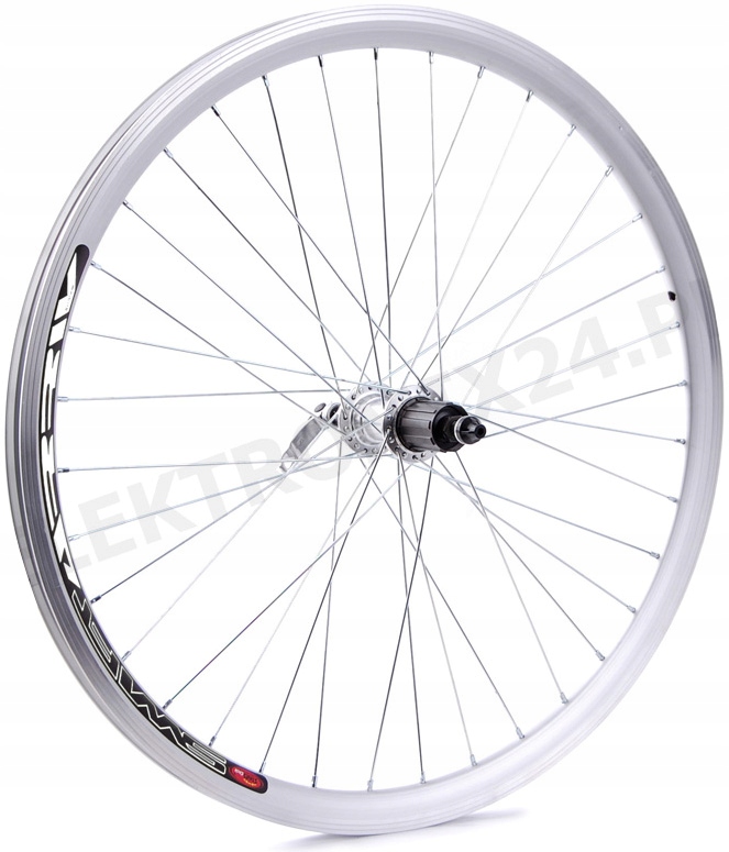 

Koło 28 Tył Alu zacisk Qr Pod Kasetę 8/9rz Srebrne