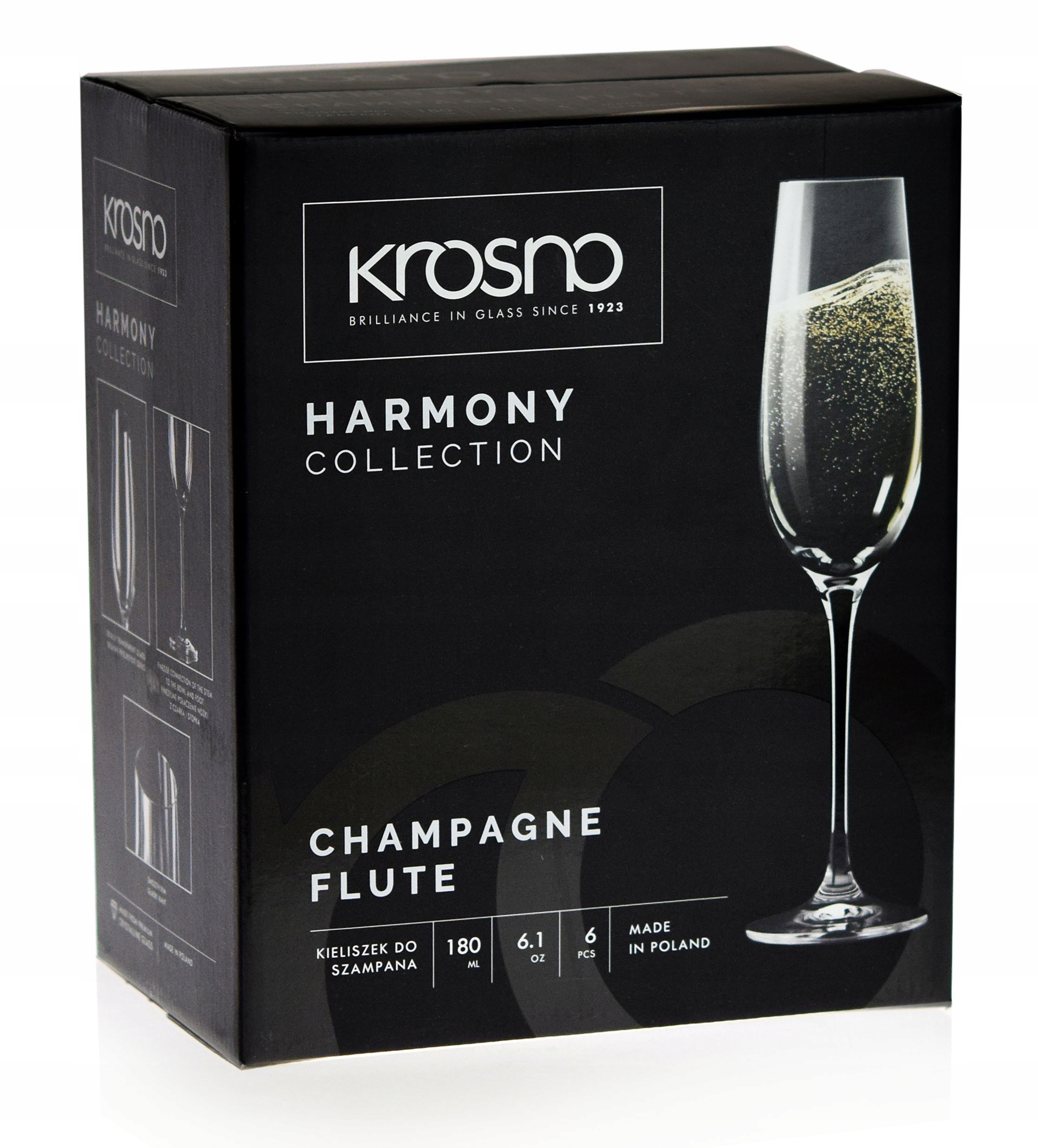 

Kieliszki do szampana Krosno Harmony 180 ml