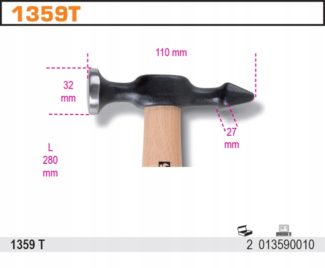 32ММ БЕТА 1359Т ЖЕСТЯНОГО МОЛОТКА