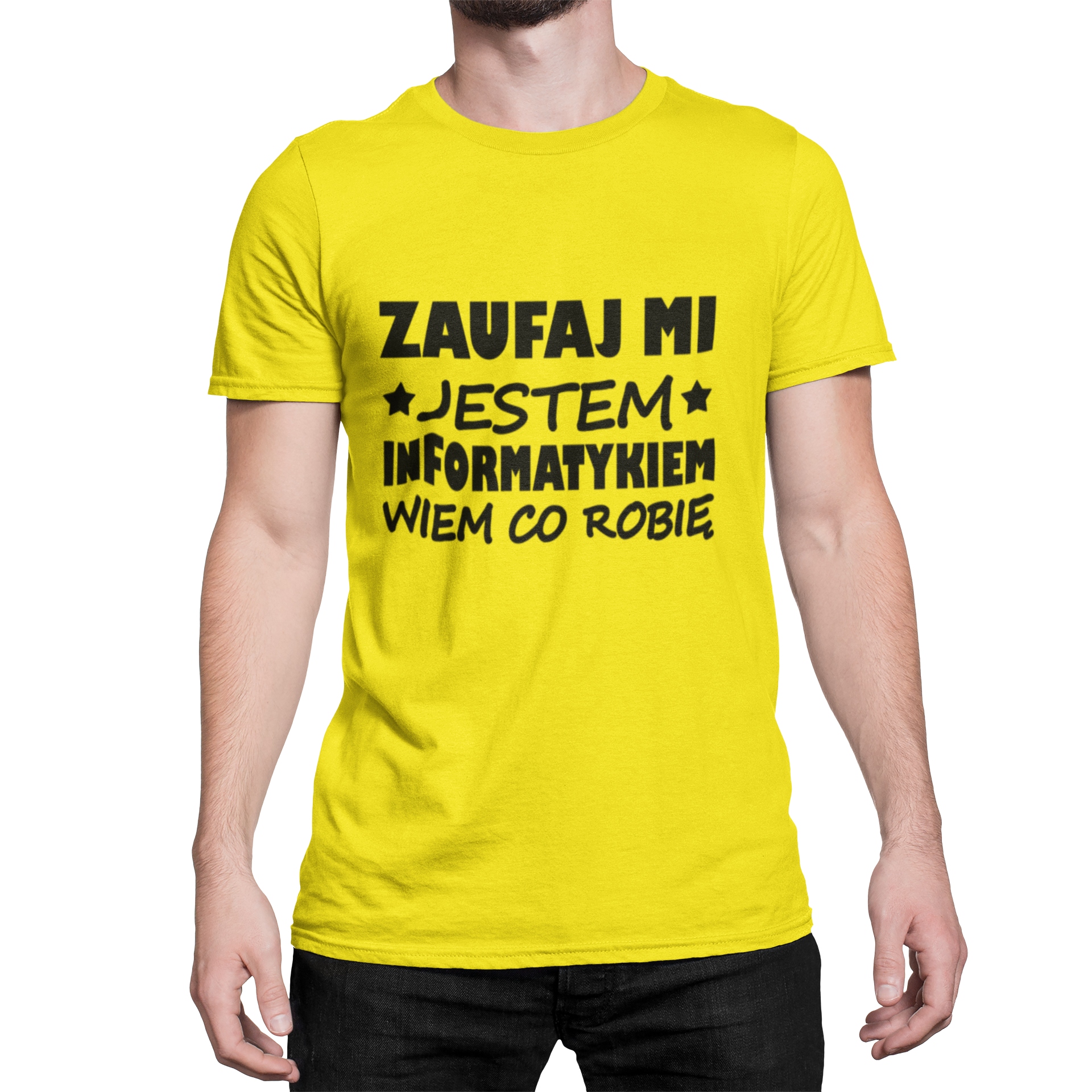 

Zabawna Koszulka Zaufaj MI Jestem Informatykiem