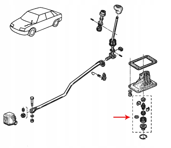 ZESTAW NAPRAWCZY LEWARKA MEGANE SCENIC CLIO Producent części Metalcaucho