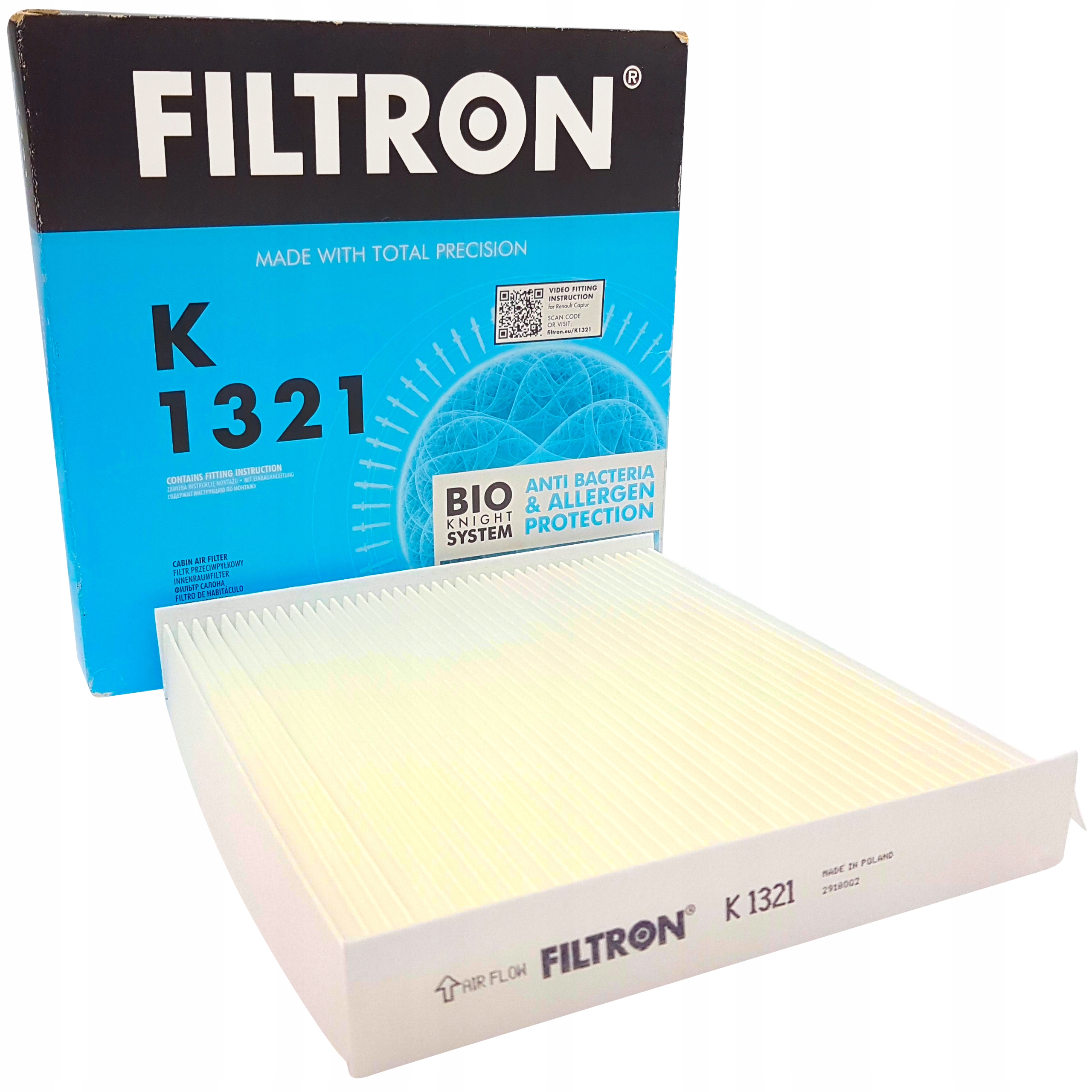

Filtr Kabinowy Filtron K1321 Do Renault Dacia