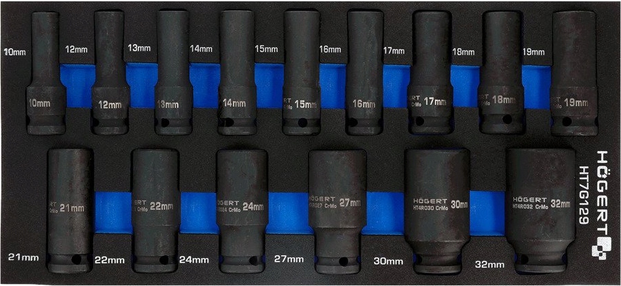 

Wkład Szafki Narzędziowej Nasadki Udarowe 10-32mm