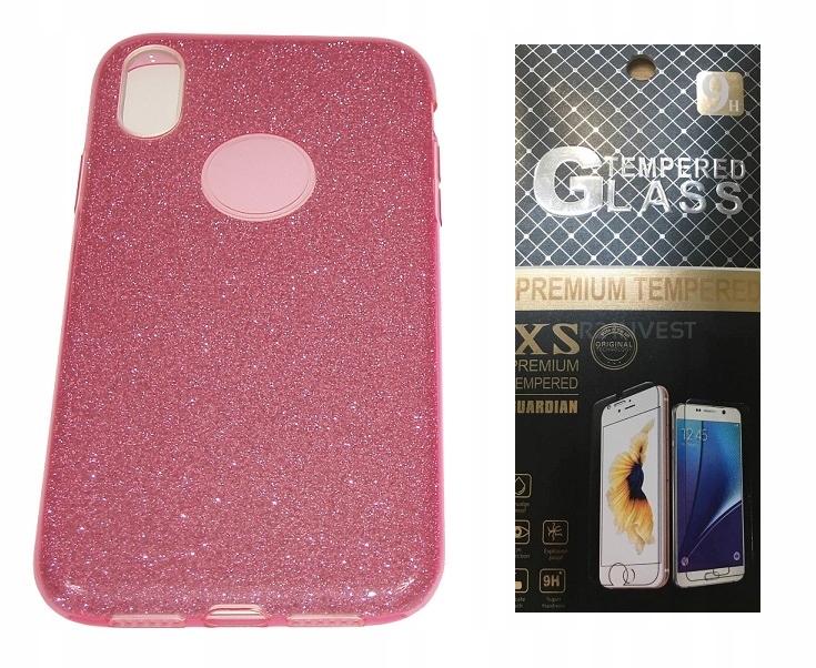 

Etui Shining Case do iPhone Xr + Szkło