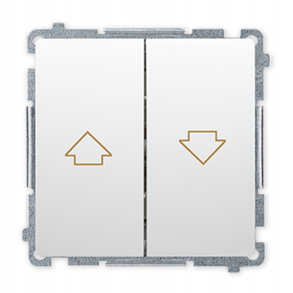 

Simon Basic Przycisk Żaluzjowy Zwierny biały