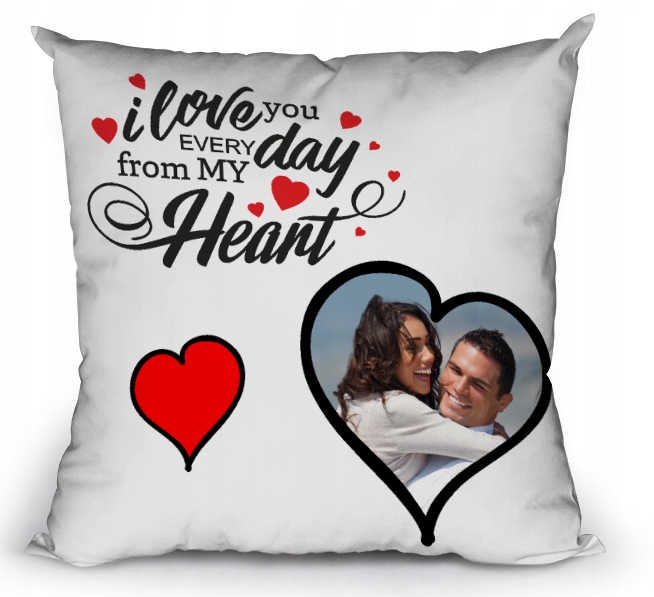 

Poduszka Maxi Dzień Chłopaka Z Twoim Zdjęciem 50cm