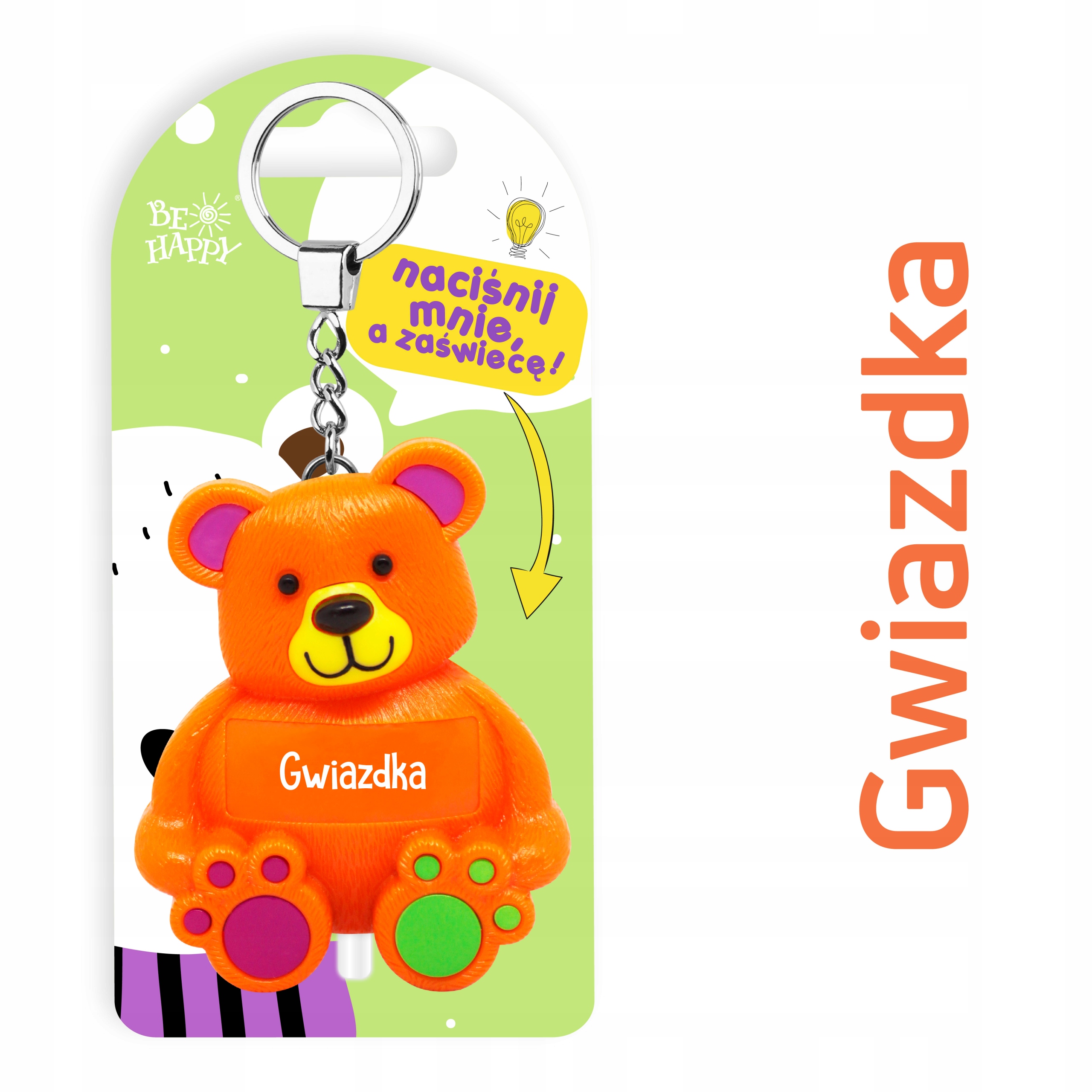 

Brelok Miś z latarką Prezent Upominek Gwiazdka