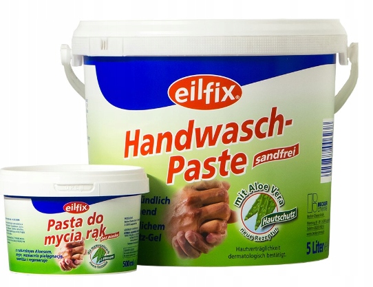 EILFIX ПАСТА ДЛЯ МЫТЬЯ РУК 10Л БЕЗ ПЕСКА С АЛОЭ ВЕРА