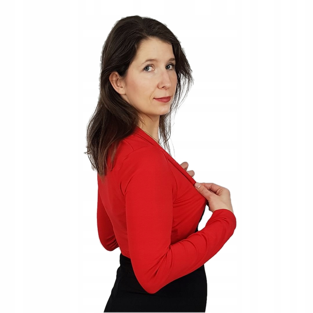 Bolerko dłuższe narzutka kolory prod. polski 34/36 Rozmiar XS/S