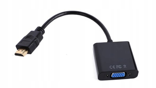 ADAPTER Konwerter z HDMI do VGA kabel DSUB monitor Model Adapter Kabel HDMI do VGA