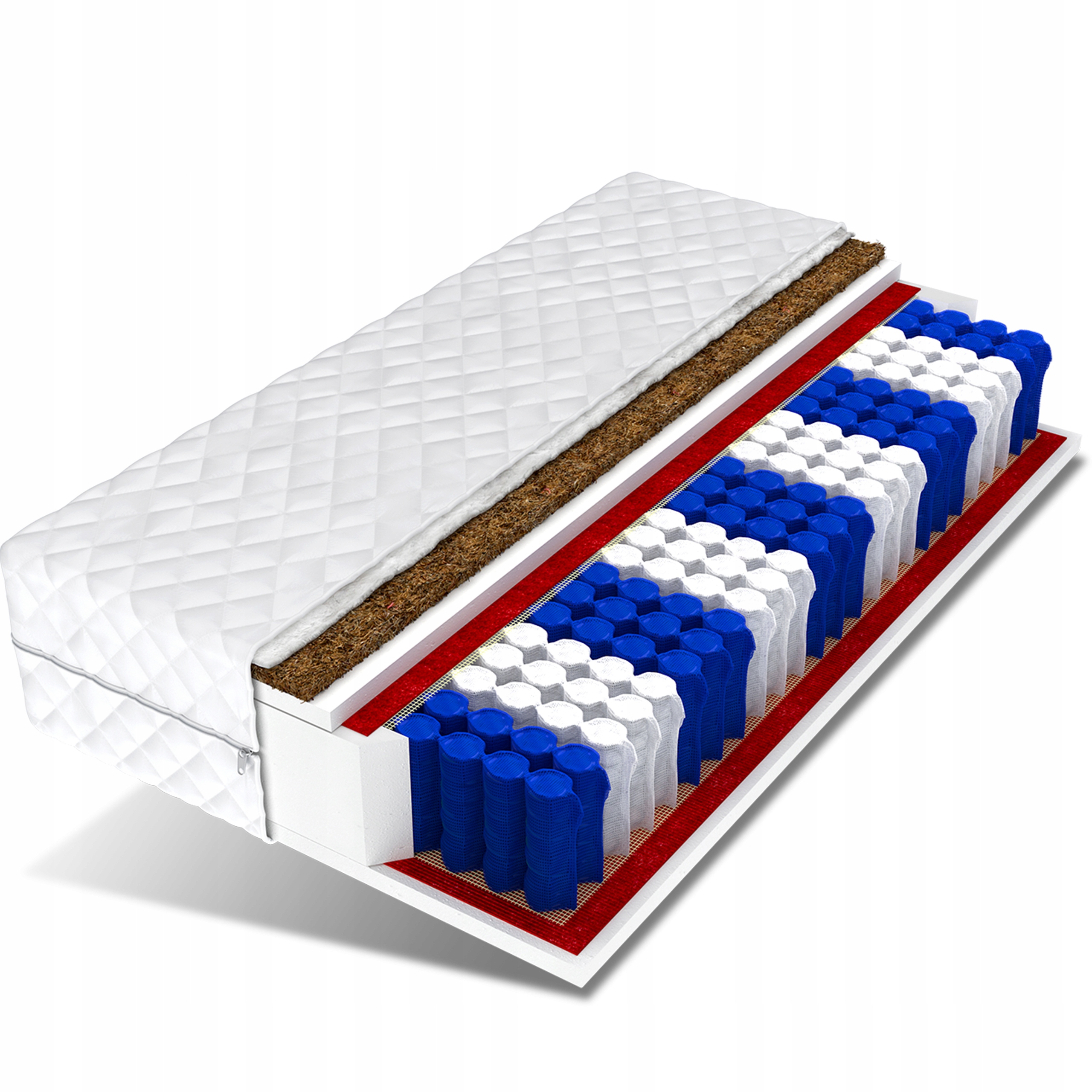 

Materac 190x80 kokos pocket 7 stref 15cm Mars