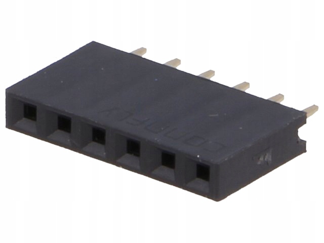 

ZL262-6SG Gniazdo Kołkowe Żeńskie 6 Pin 1x6 E4828